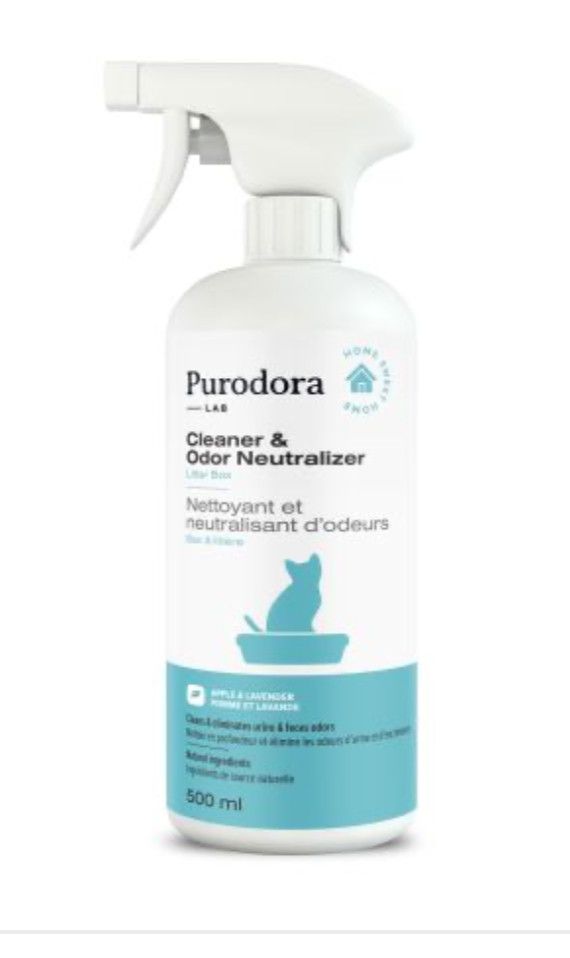Purodora / Neutralisant d&#39;odeurs pour bac à litière ,473ml