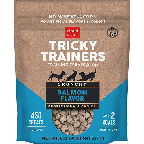Cloud Star / Tricky Trainers, crunchy , salmon  8 oz