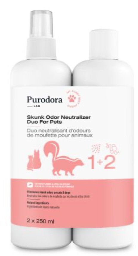 Purodora / Duo shampoing et neutralisant d&#39;odeur de moufette