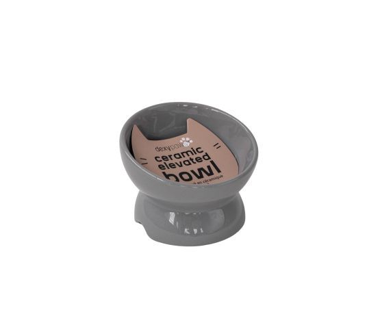 Dexypaws / bol surélevé céramique pour chat , 7 oz