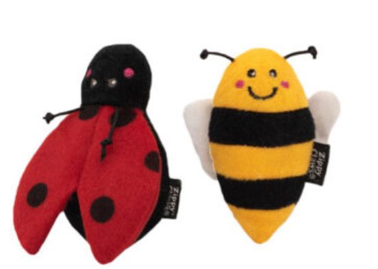 Zippy claws / coccinelle et abeille
