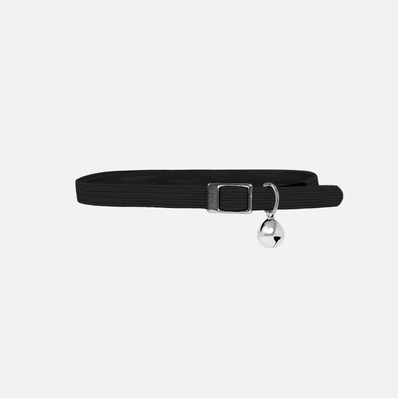 Cloe Cluzo / Collier ajustable en élastique chat, Black