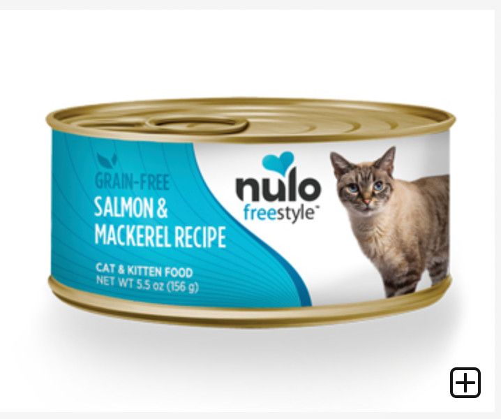 Nulo chat / Freestyle , salmon &amp; mackerel, 5.05oz