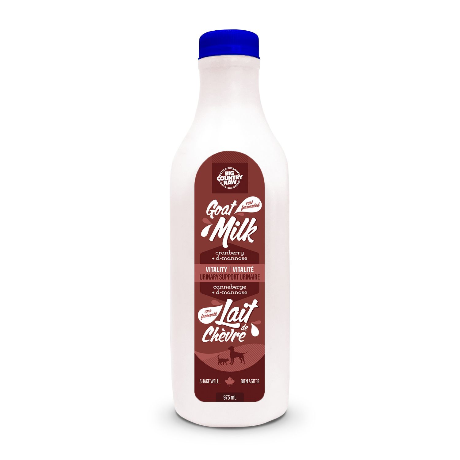 Big Country Raw / Raw Goat Milk Vitality (Cranberry), 1L