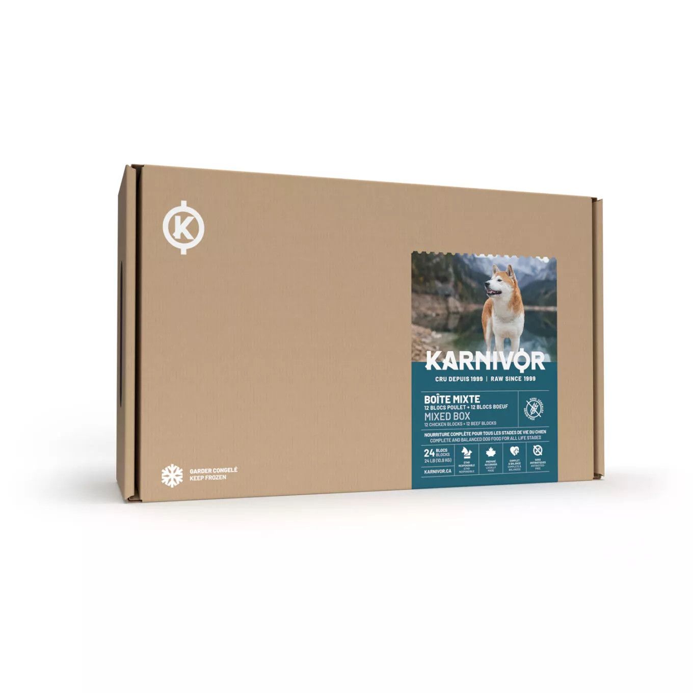 Karnivor / Poulet &amp; Boeuf, 24lbs
