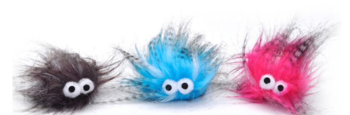 Turbo / Monstre de peluche pour chat