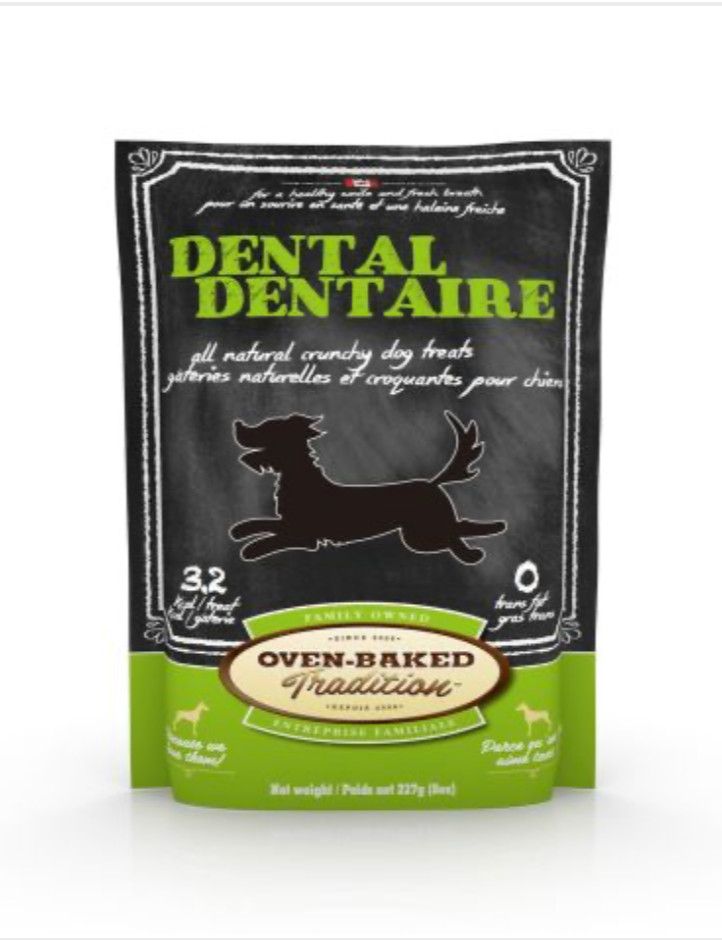 Oven-Baked / Gâteries dentaire pour chien , 284gr