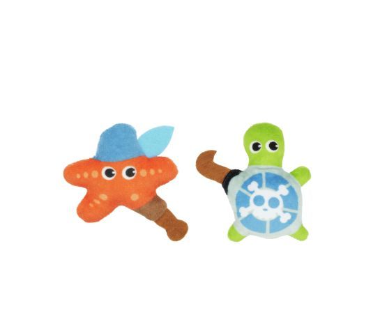 Bud&#39;z / Duo pirate étoilé et tortue , herbe a chat