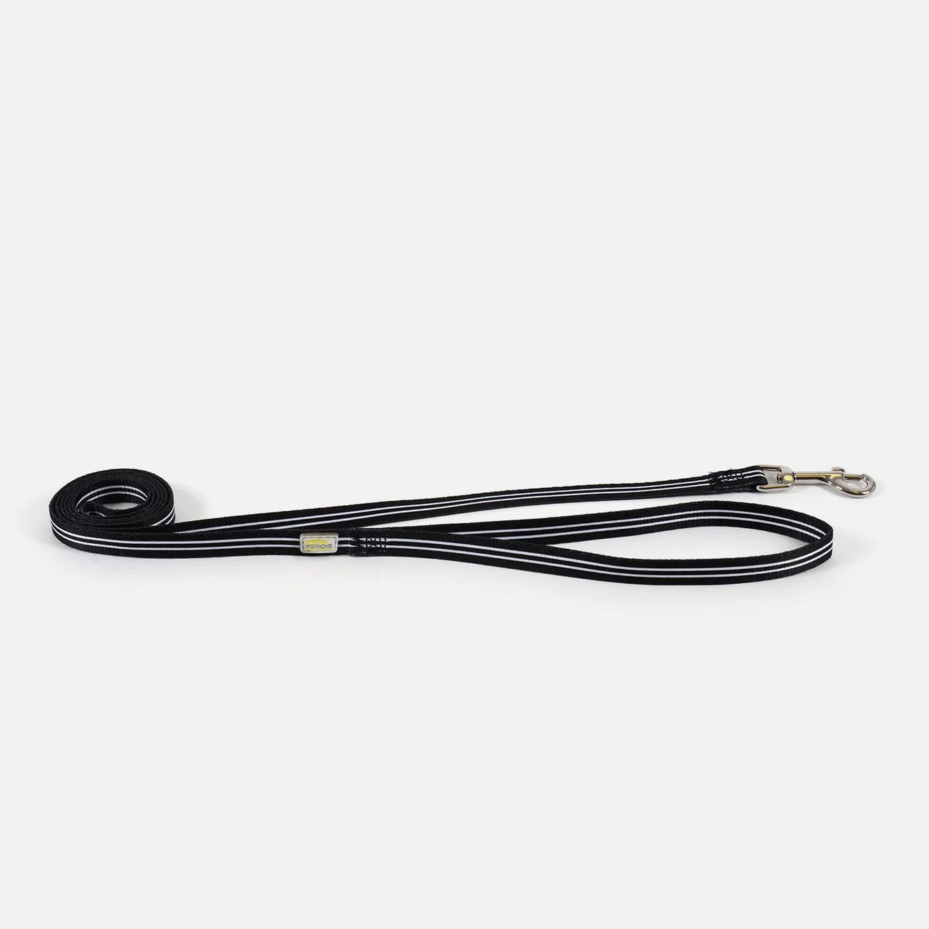 Cloe Cluzo / Dog leash mini black white, 2XS