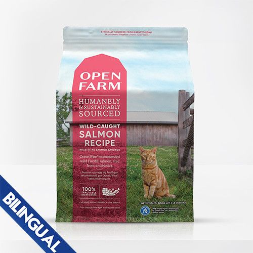Open farm chat  / Wild-caught salmon,  8lbs