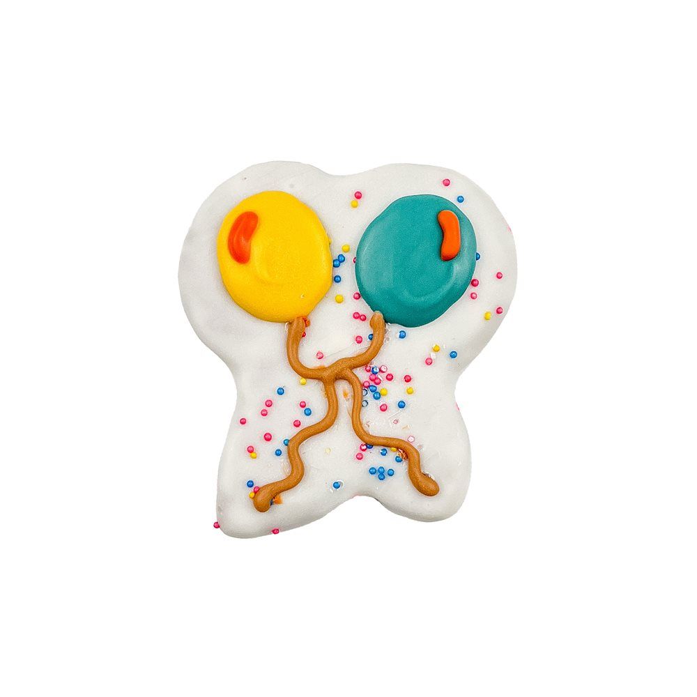 Bosco and Roxy&#39;s \ Decorated Dog Cookie, Balloons
