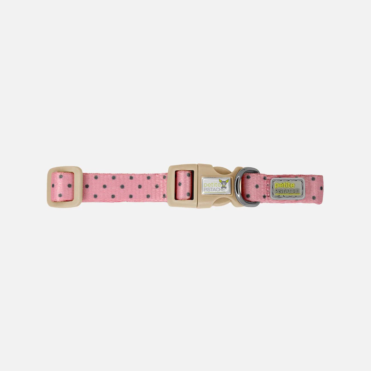 Cloe Cluzo / Collier pour chiens, Pink Polka, Size: 2XS