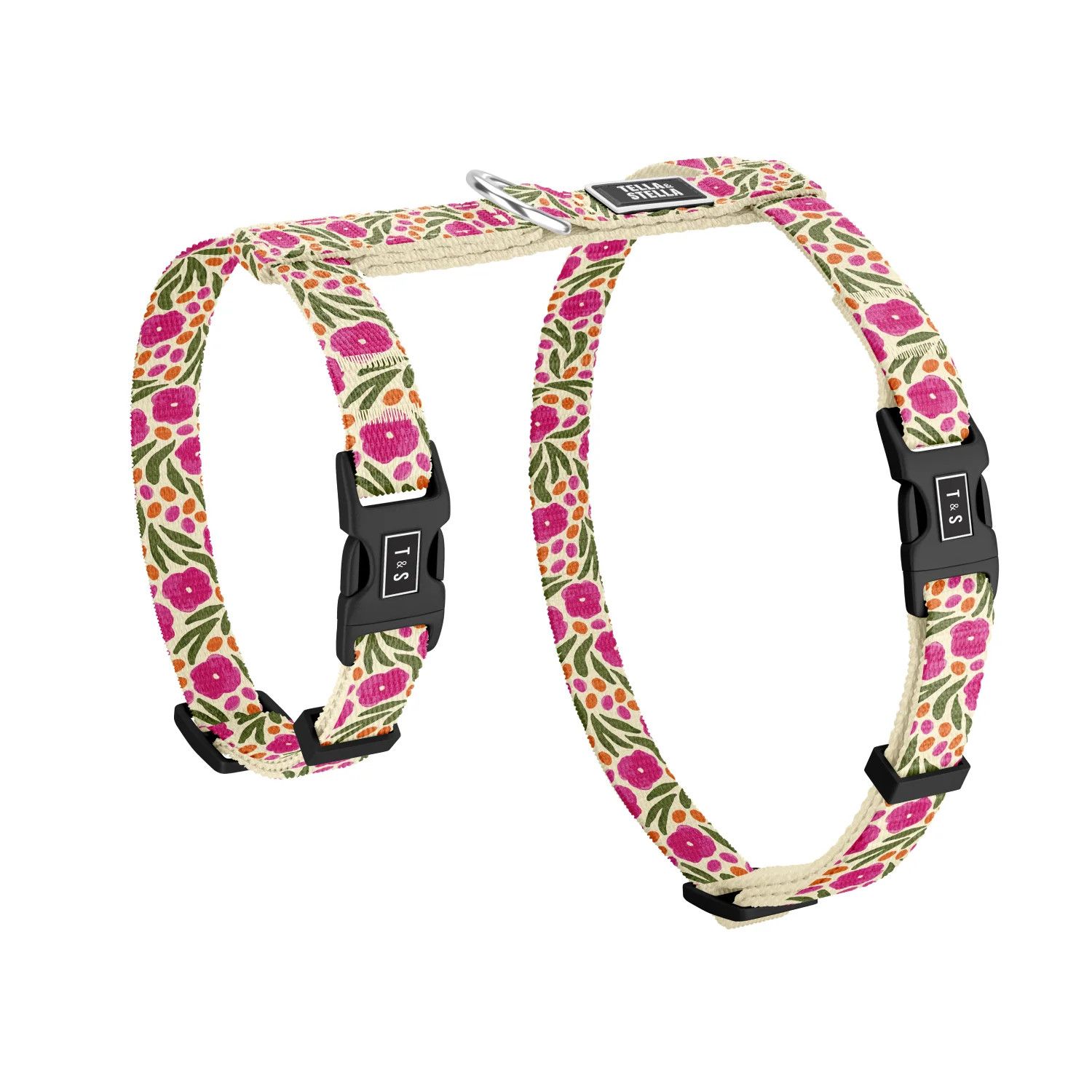 Tella &amp; Stella / Harnais chat, Fleurs londoniennes