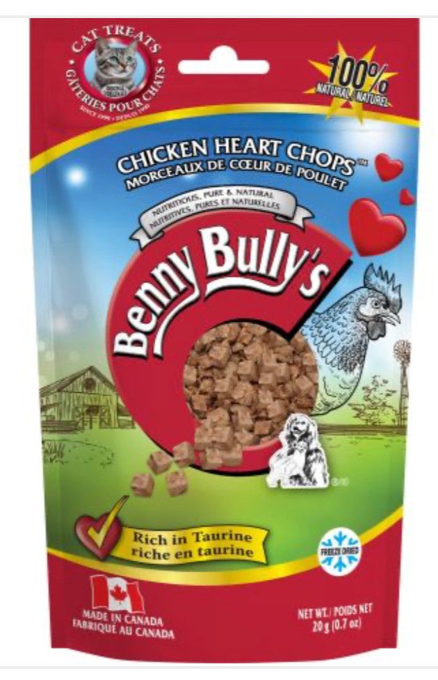 Benny bully's / morceaux  de coeurs de poulet , 20g