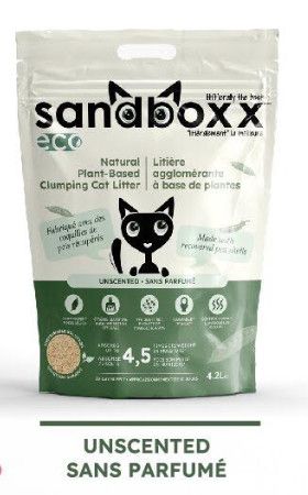 Sandboxx / litière écologique , sans parfum