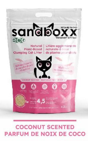 Sandboxx / litière écologique ,  noix de coco
