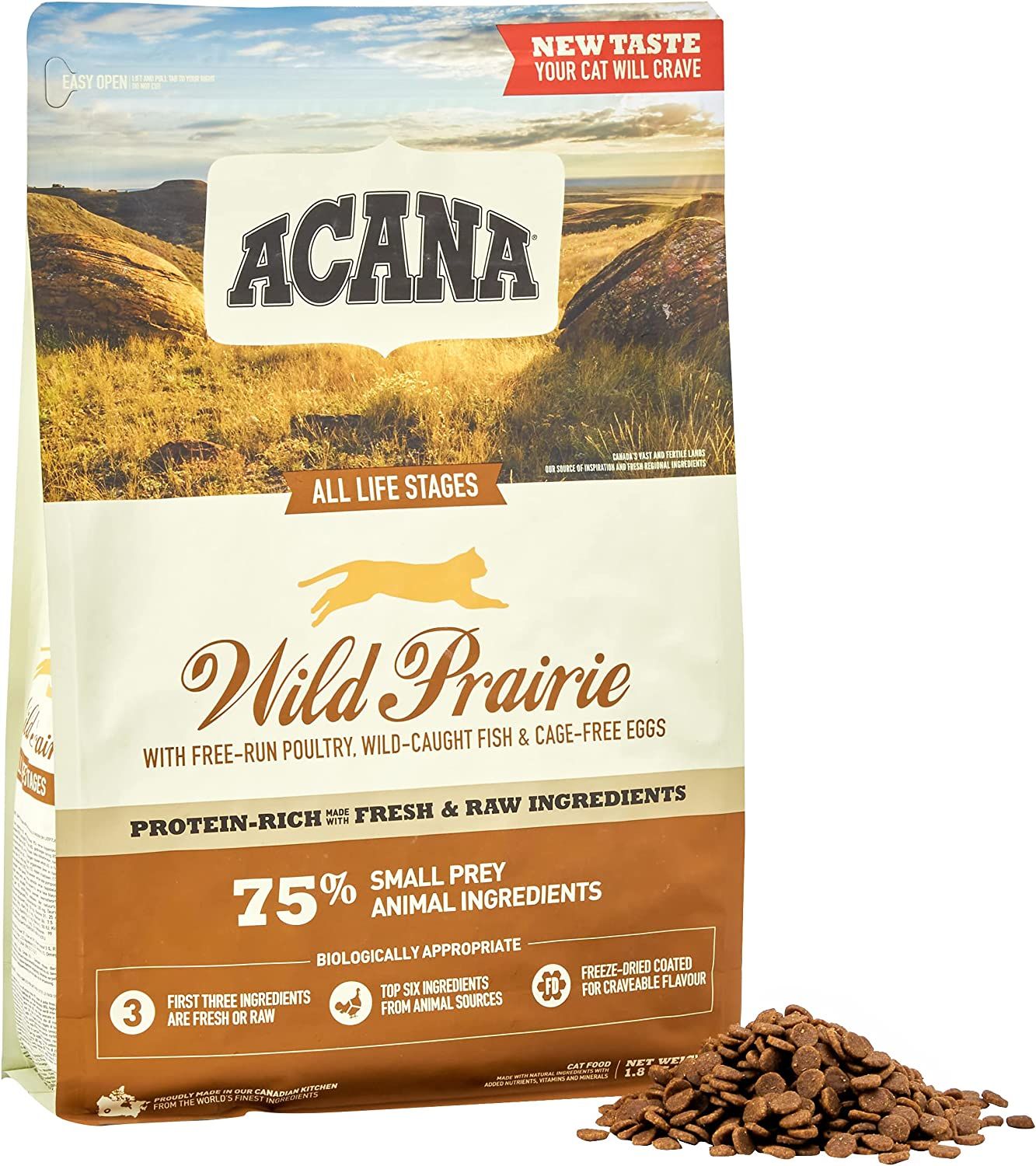 Acana Chat / Regionals Wild Prairie, Size: 1.8kg