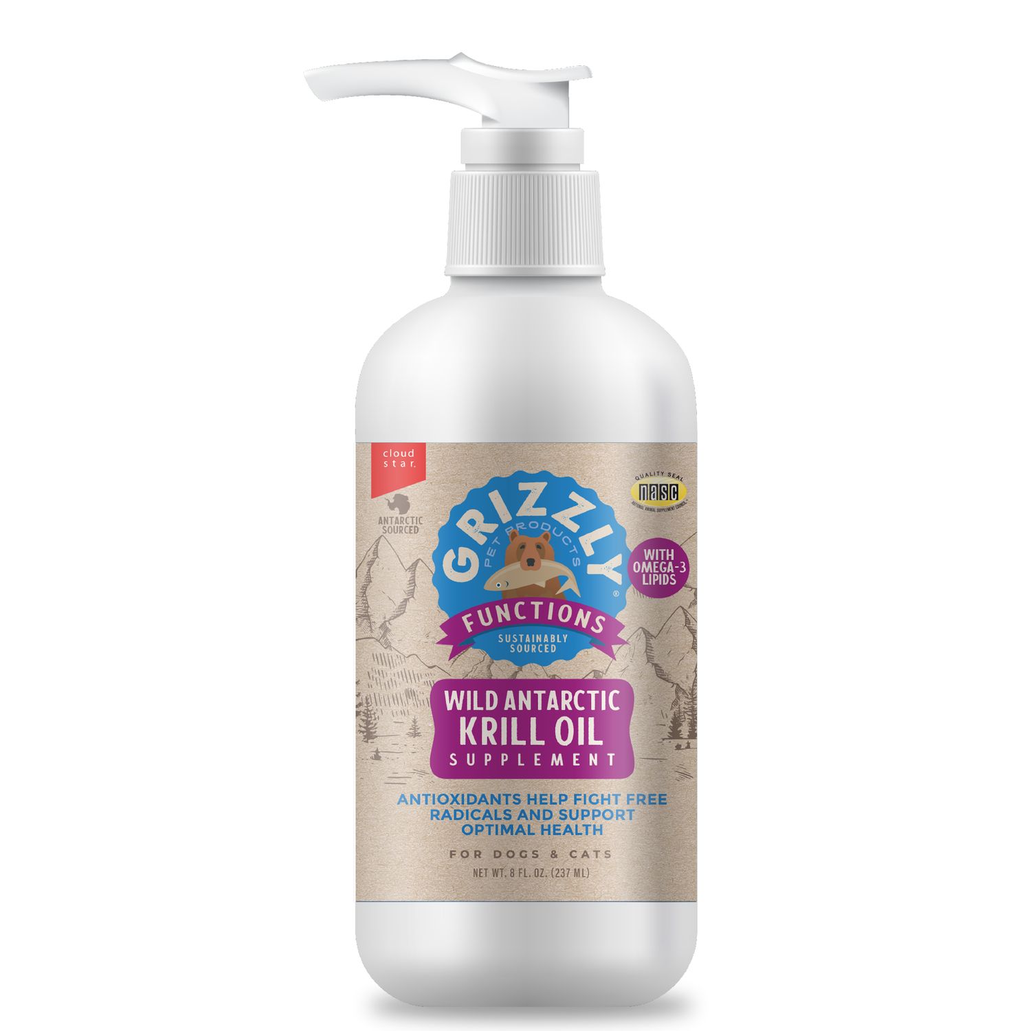 Grizzly Pet / Huile de Krill