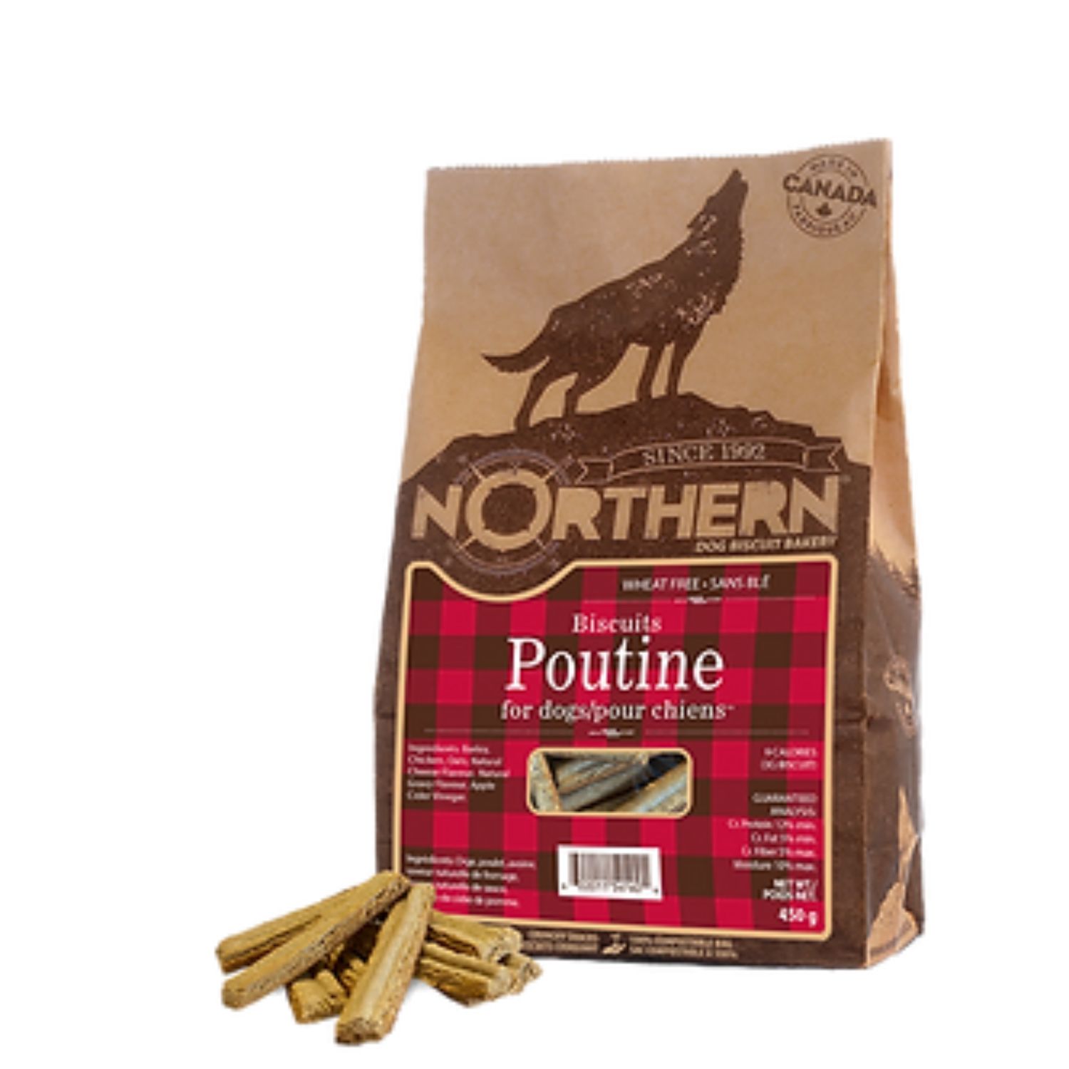 Northern Chien / Biscuits Poutine Sans Blé