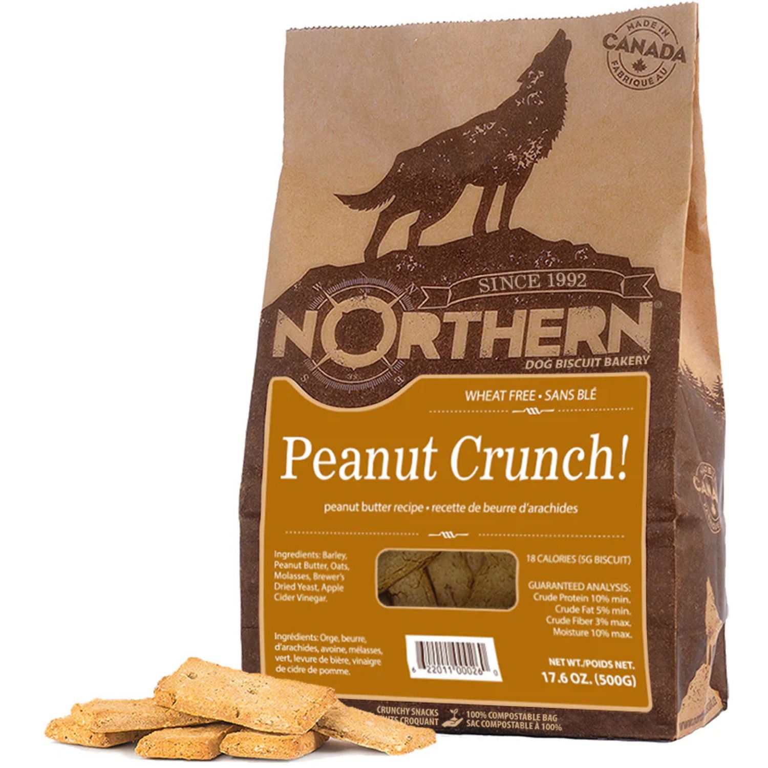 Northern / Biscuit, Beurre d&#39;arachides 500gr