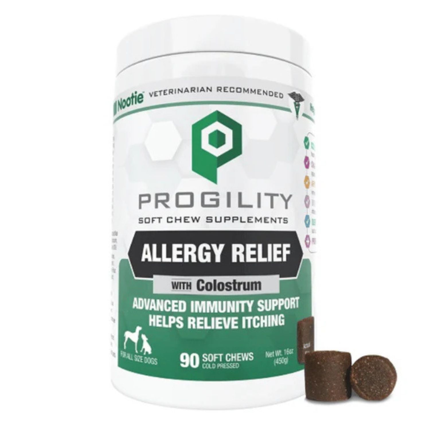 Nootie / Progility Supplément pour le soulagement des allergies, 90 pcq