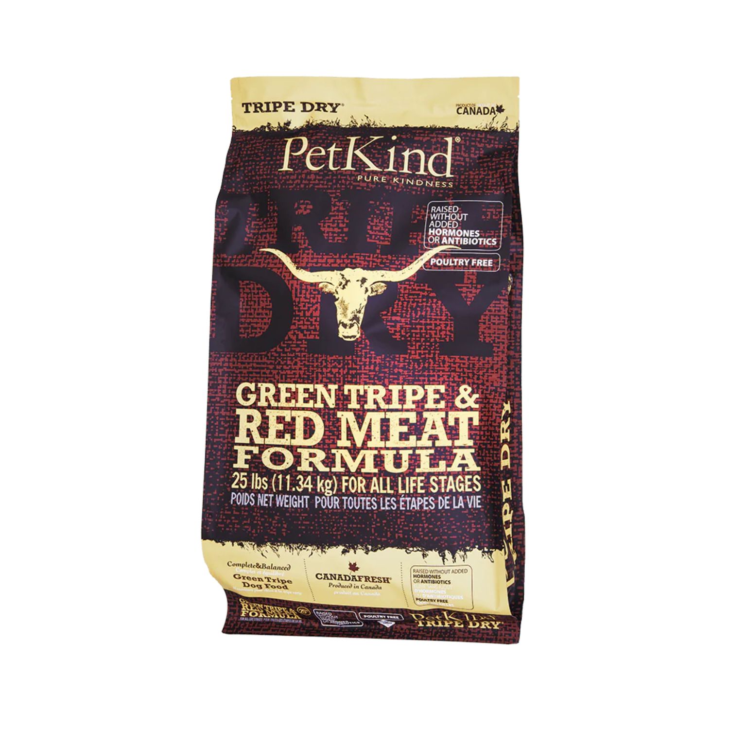 Petkind chien / Green trip &amp; red meat , 25lb