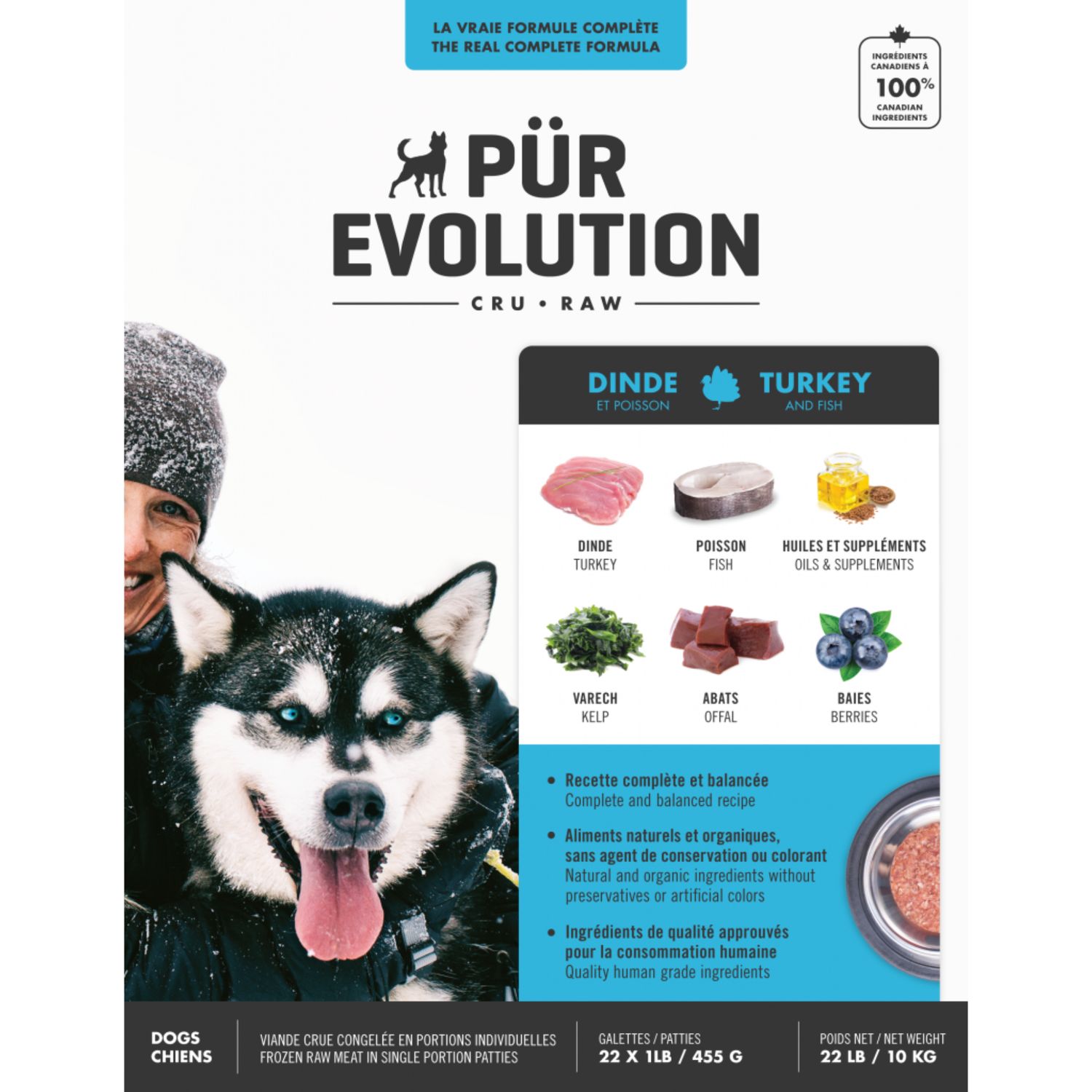 PurEvolution chien / Dinde &amp; Poisson