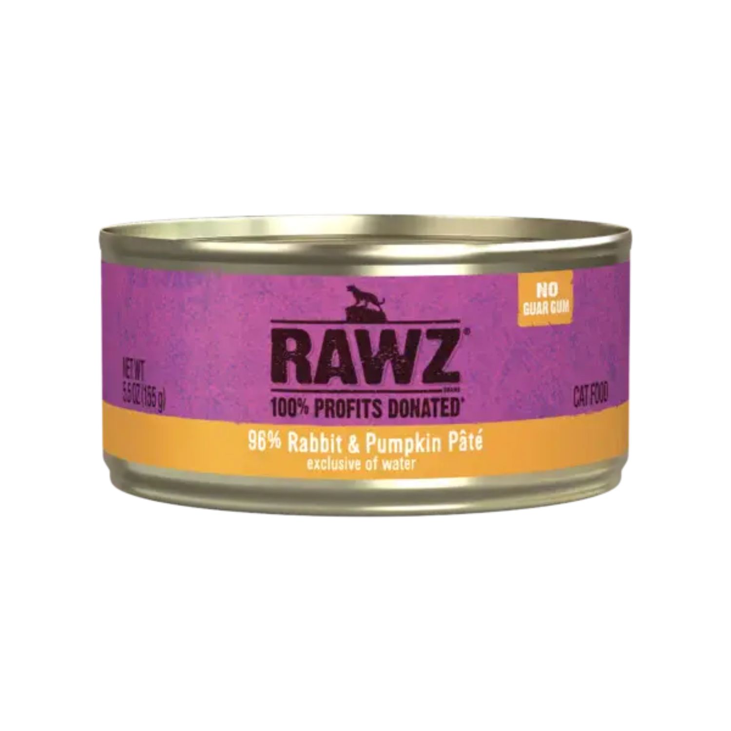 Rawz / Cat, Grain Free 96% Rabbit &amp; Pumpkin Pate, 3oz