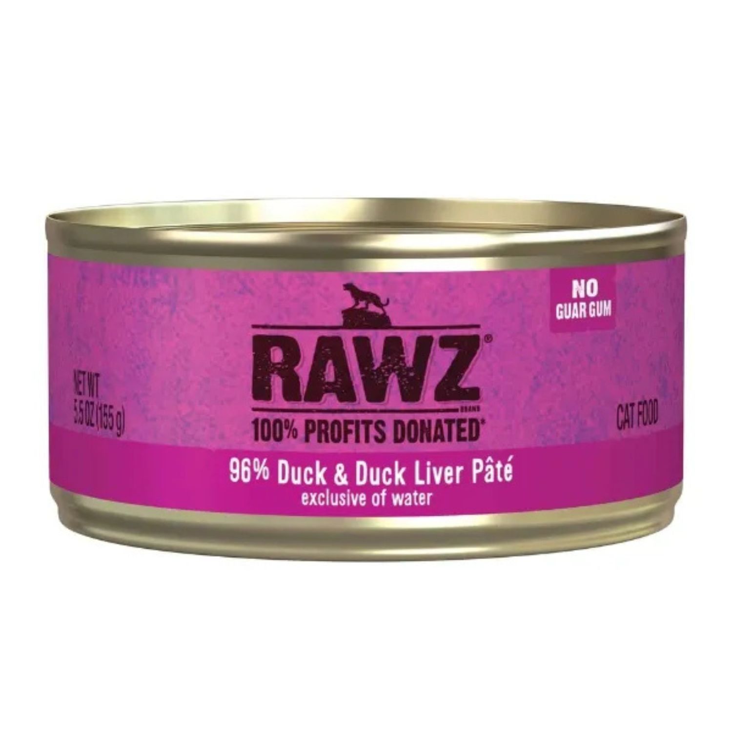 Rawz / Cat, Grain Free 96% Duck &amp; Duck Liver
