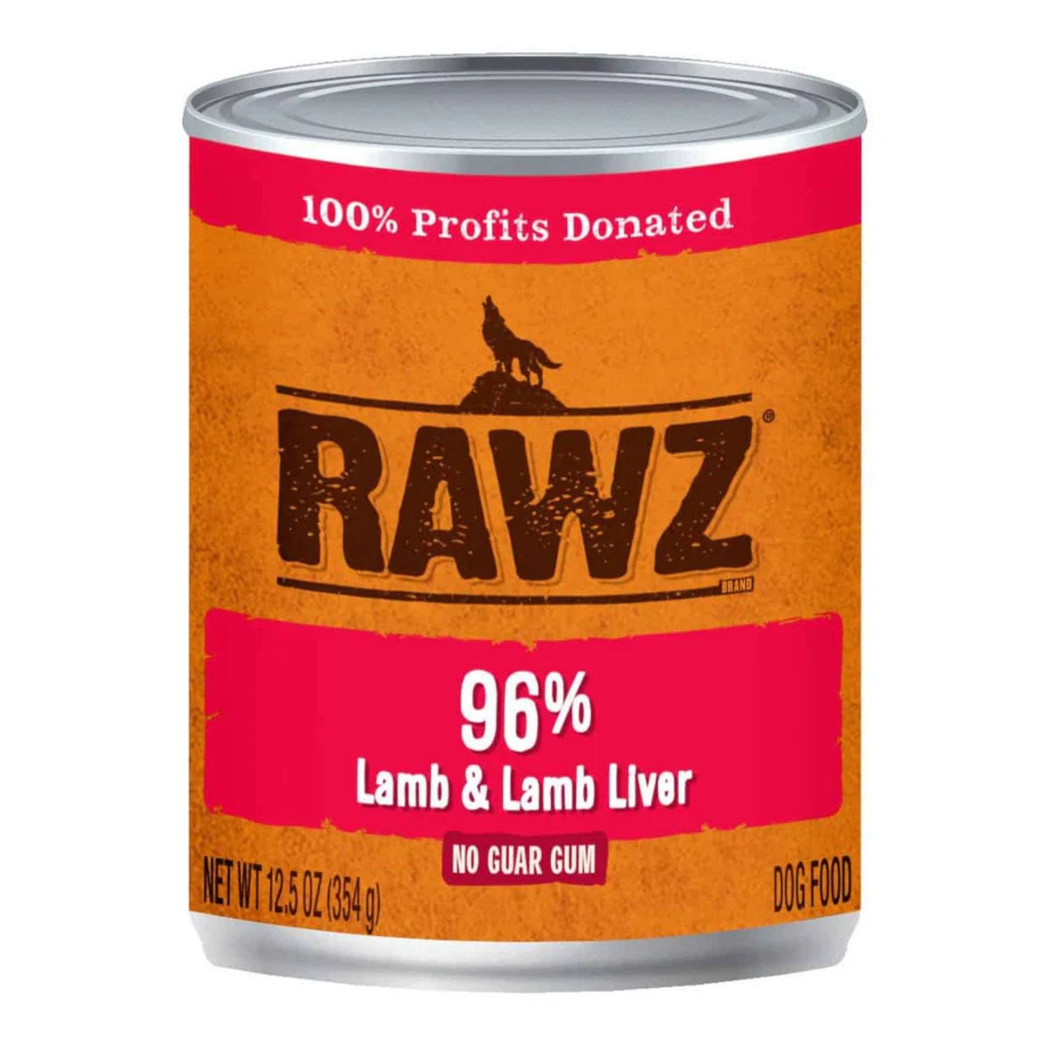 Rawz / Grain Free 96% Lamb &amp; Lamb Liver, 12.5oz