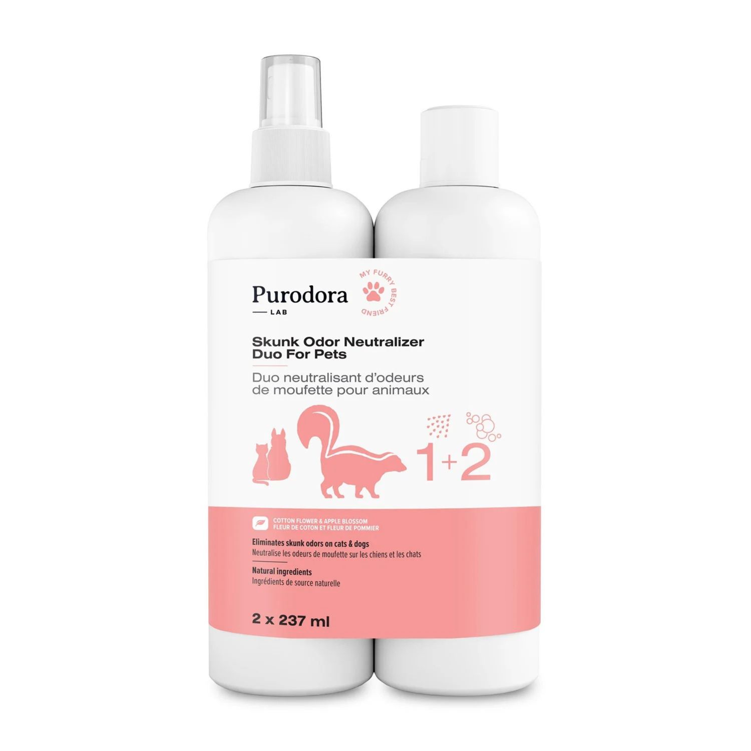 Purodora /  Duo neutralisateur d&#39;odeur , moufette