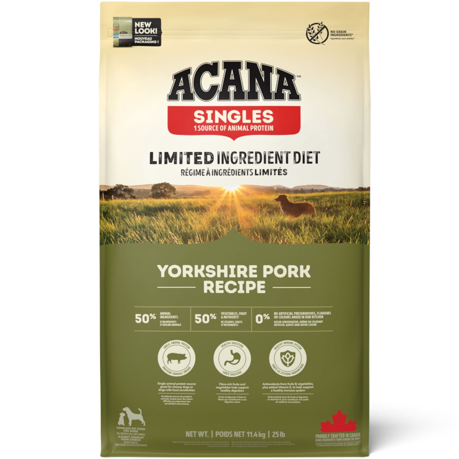 Acana Chien / Singles Yorkshire Pork