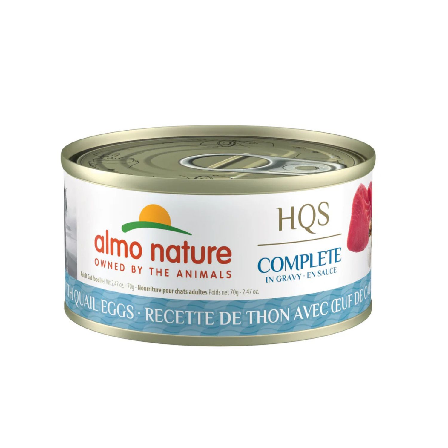 Almo Nature / HQS complet de thon et oeuf de caille, 70g