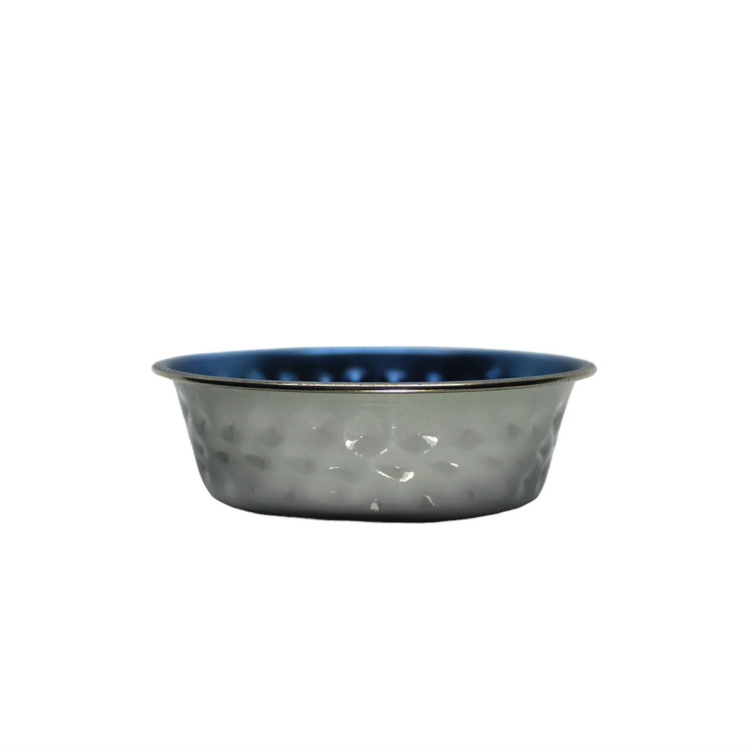 Baxter &amp; Bella / Bol martelé, bleu métalisé