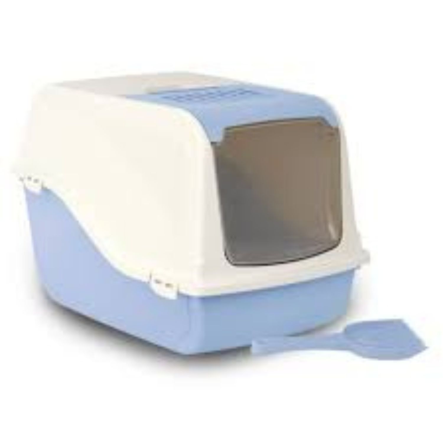 Bergamo / Bac à litière avec dôme Ariel, Bleu azur