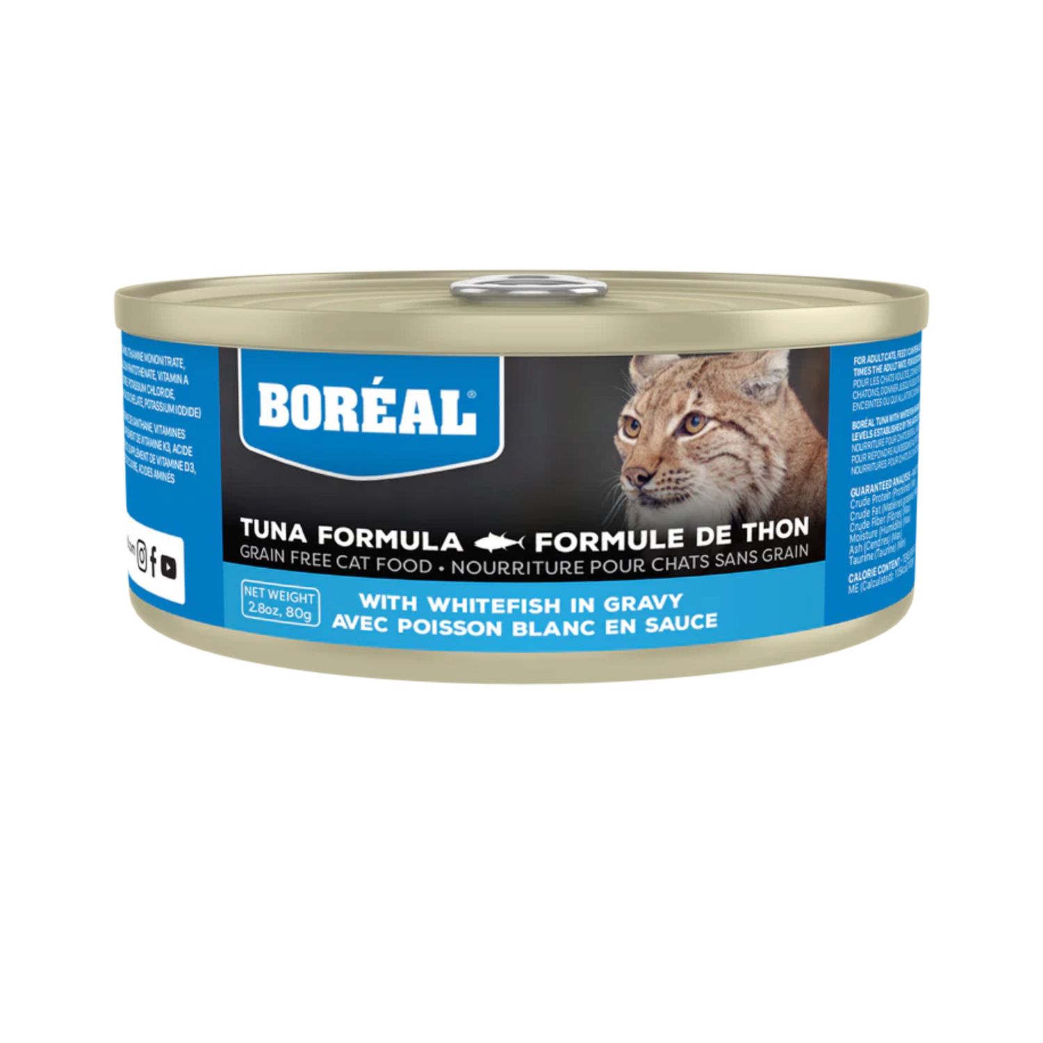 Boréal Chat / Conserve Thon Rouge &amp; Poisson en sauce