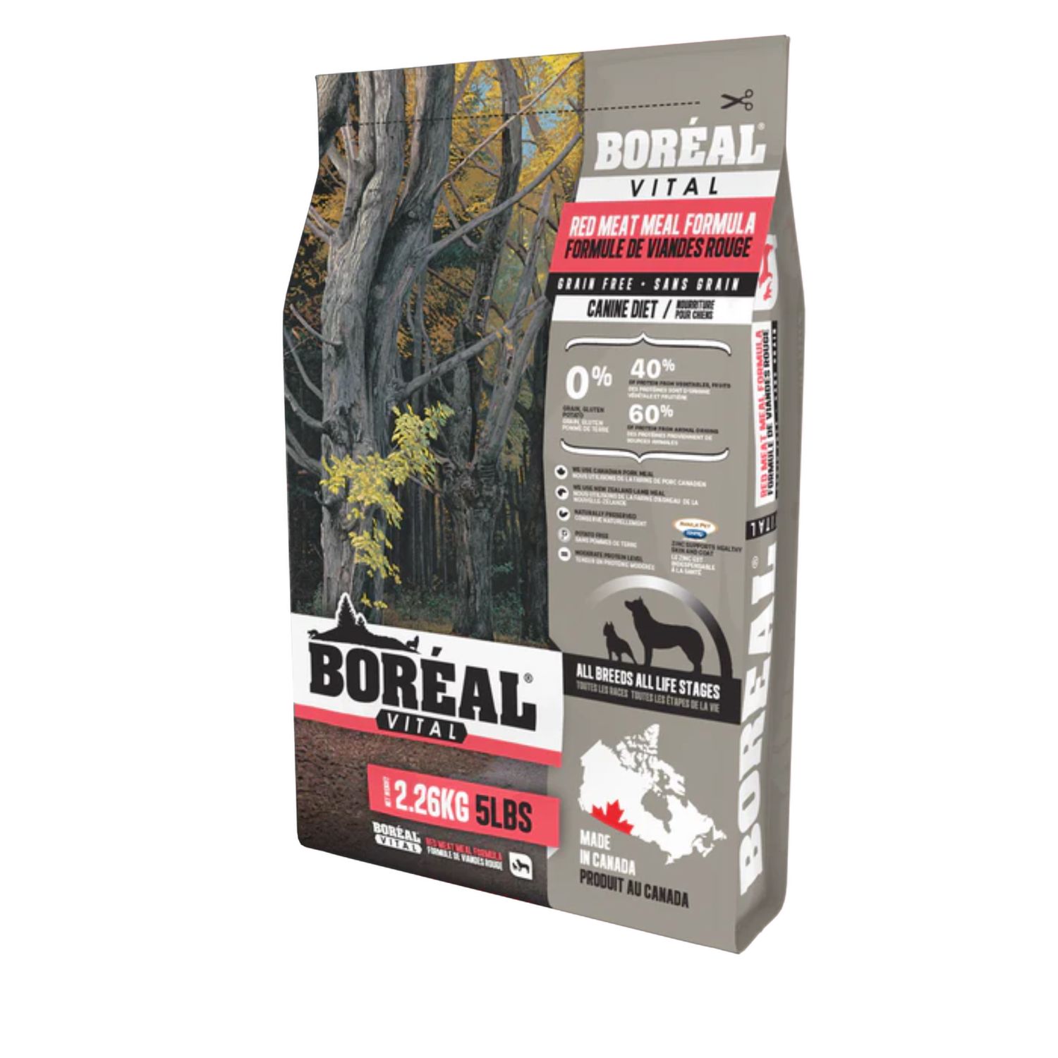 Boréal Chien / Vital  viande rouge, 2,26kg