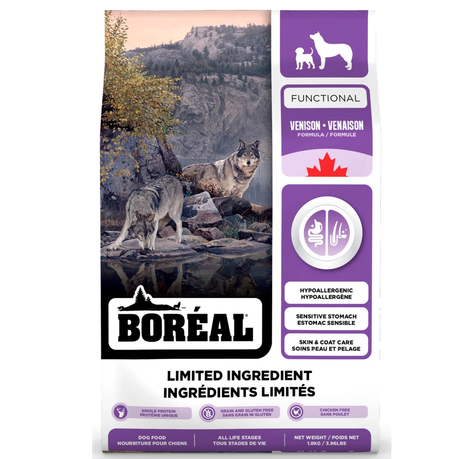 Boréal Chien / Ingrédients limités, Venaison