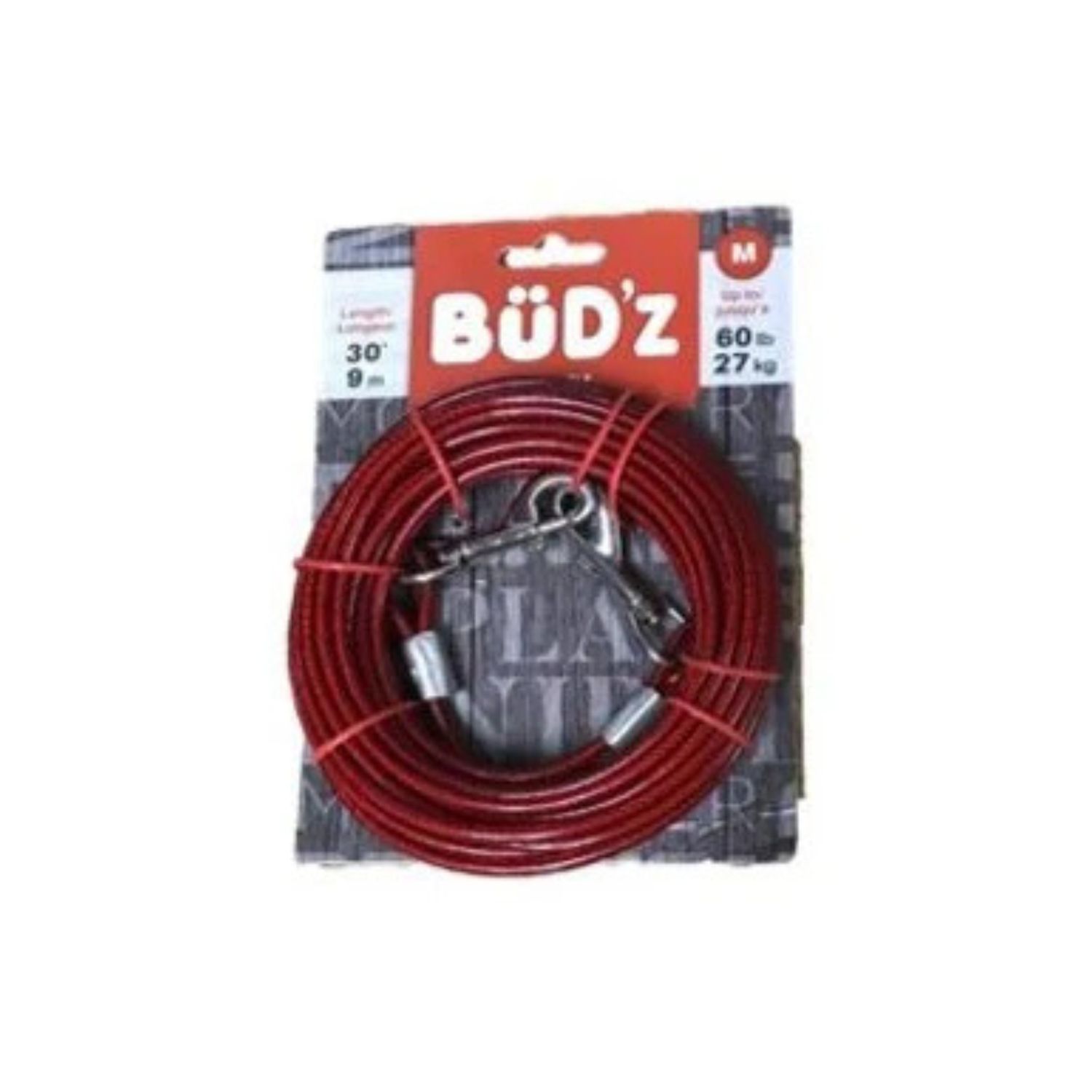 Bud'z / Cable attache 30', jusqu'à 60lbs