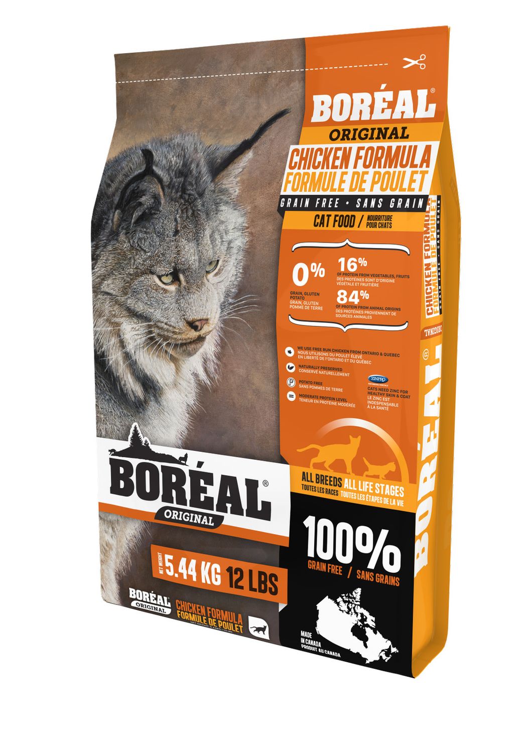 Boréal Chat / (SG) Poulet , Size: 4.54kg