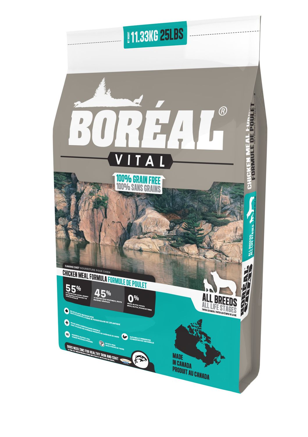 Boréal Chien /  Vital Poulet , Size: 11.36kg