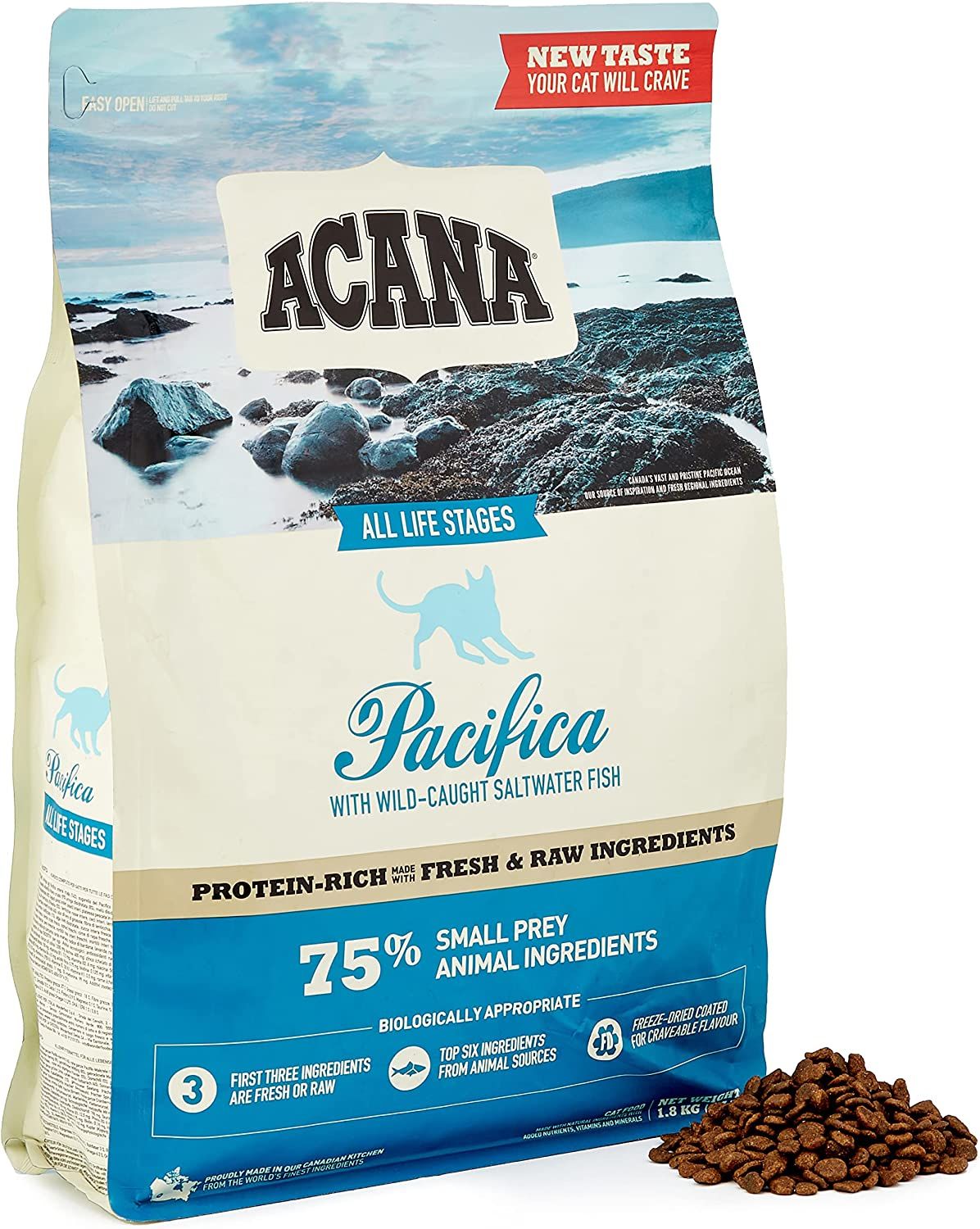 Acana Chat / Regionals Pacifica, Size: 1.8kg