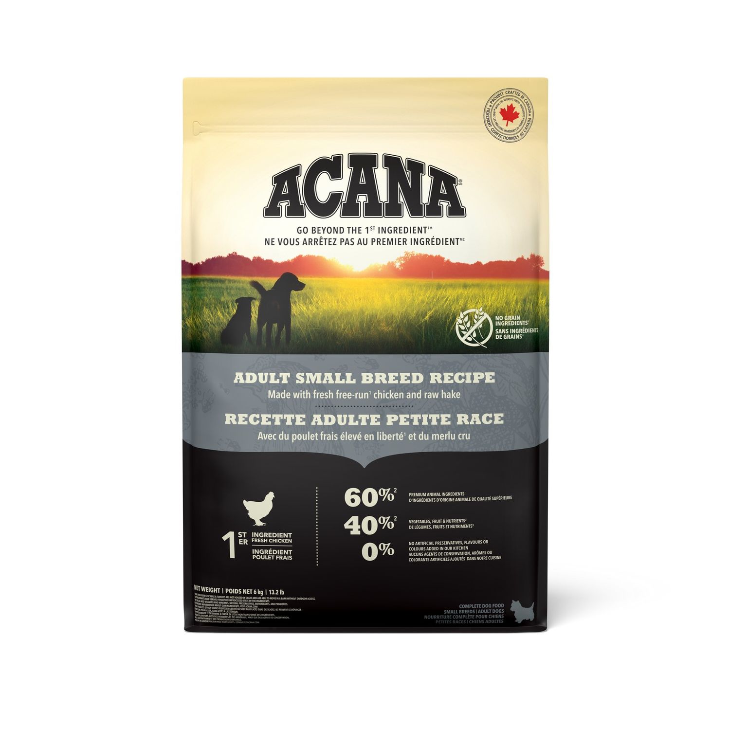 Acana Chien / Heritage Adult Small Breed, Size: 2kg