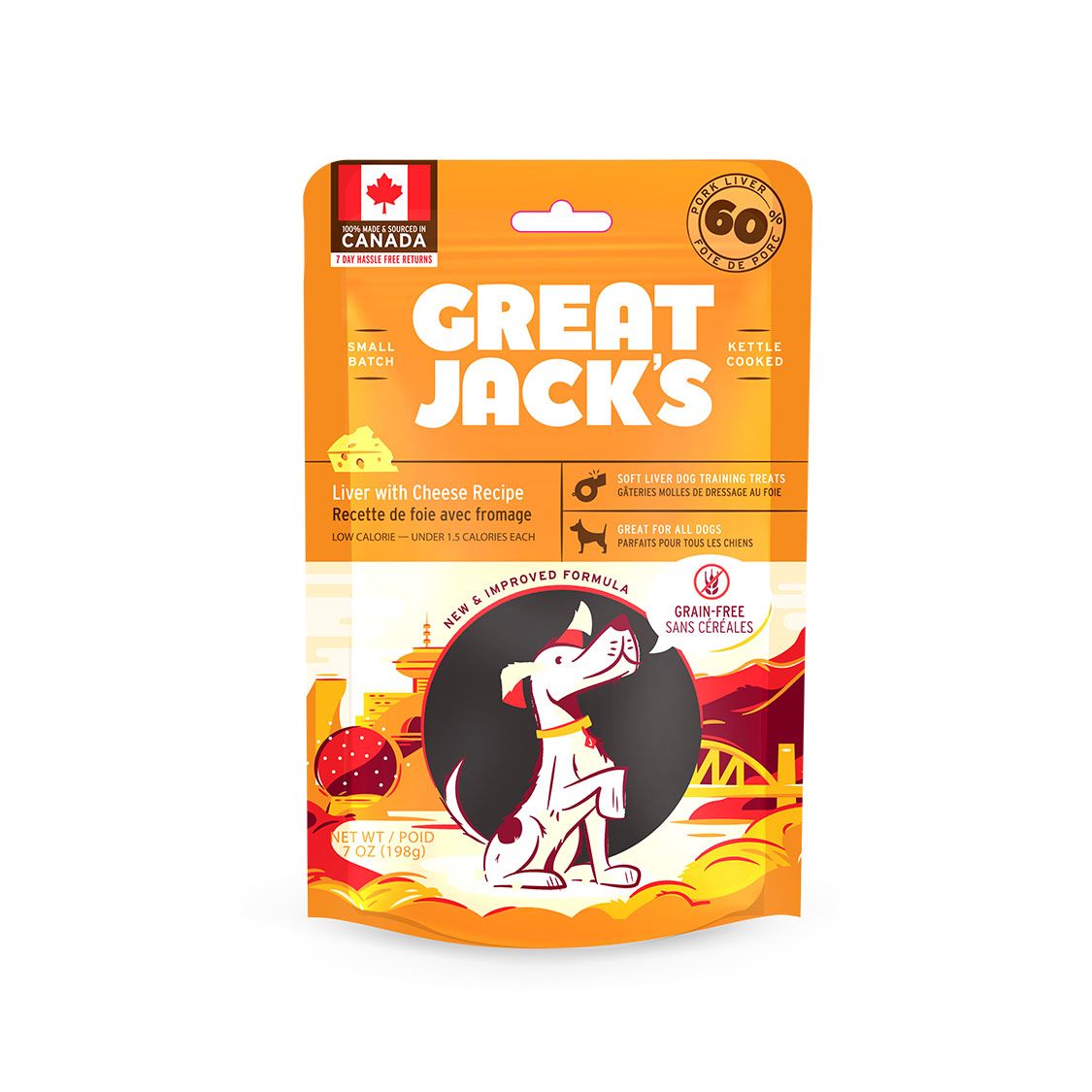 Great Jack's / Foie avec fromage , Size: 2oz