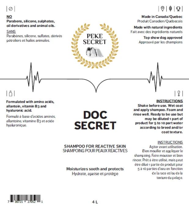 Peke Secret / Doc secret, 500ml