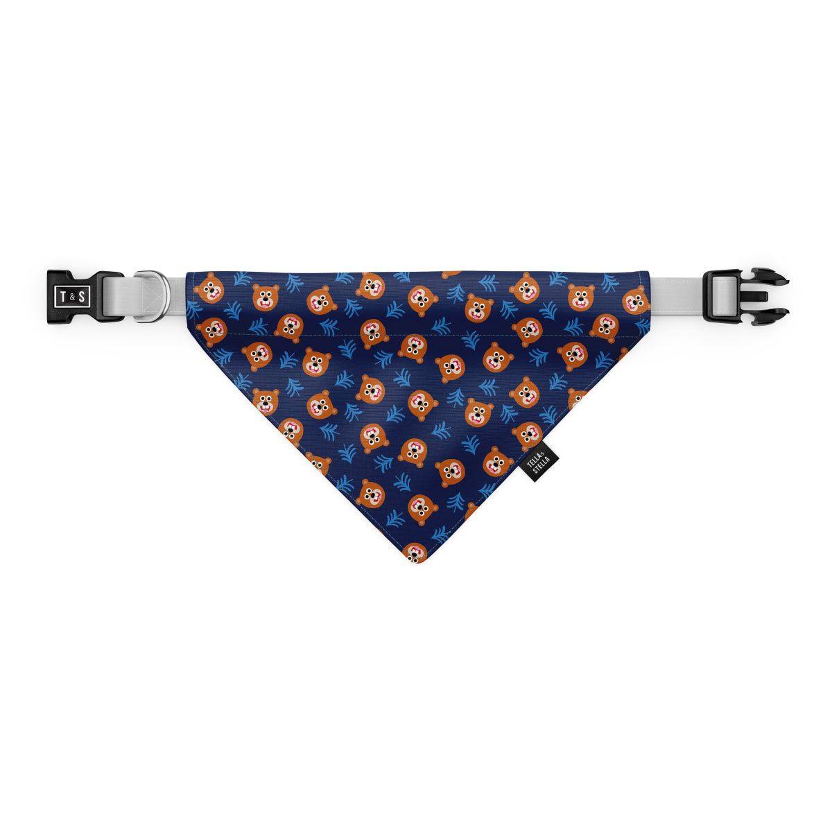 Tella &amp; Stella / Chien foulard, Willy le grizzly, Size: Grand