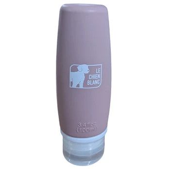 Le chien blanc/ pochette liquide, rose