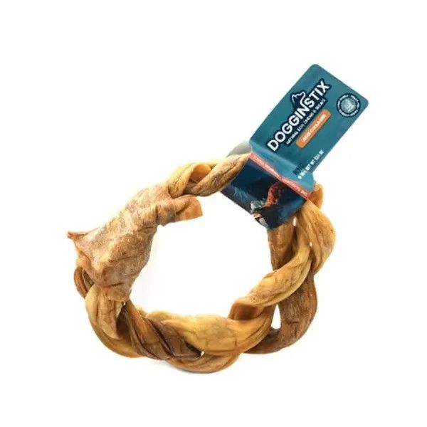 Dogginstix / braided lamb collagen ring