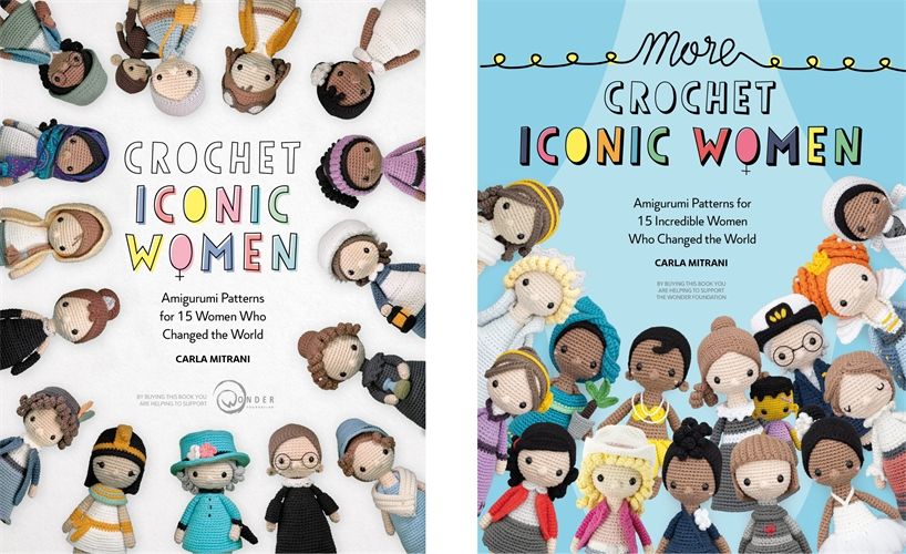 Crochet Iconic Women 2 Book Bundle