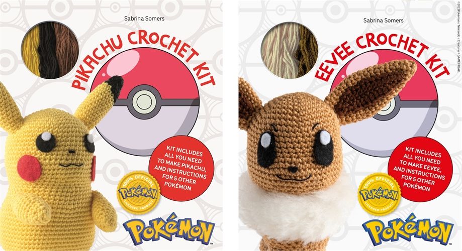 Pokemon Crochet Pikachu and Eeeve Kit Bundle